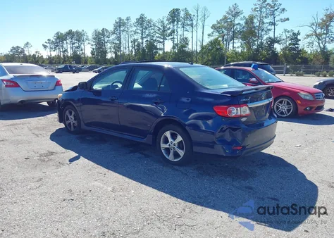 2011 Toyota Corolla S from USA, damaged, VIN 2T1BU4EE0BC712154